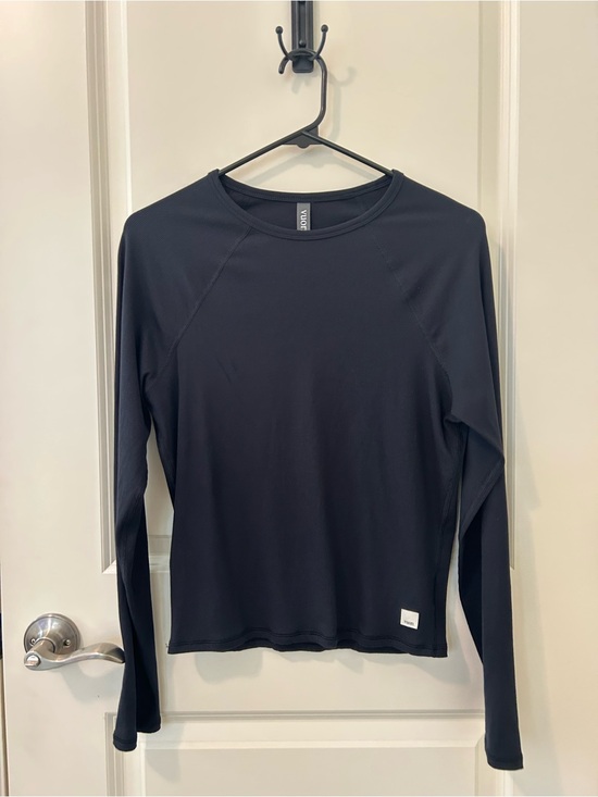 Vuori Tops - Vuori Long Sleeve Crew Top - Dark Navy Blue